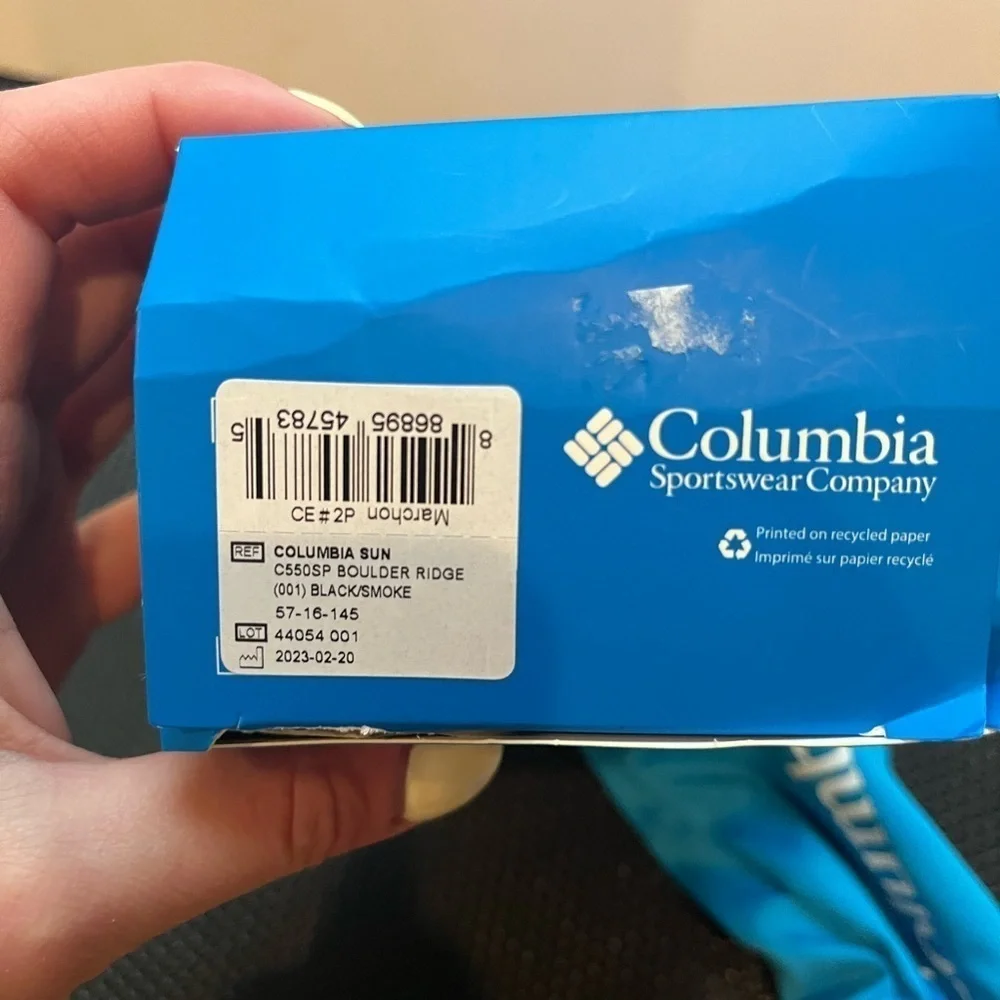 Columbia Black Sunglasses C550SP Boulder Ridge